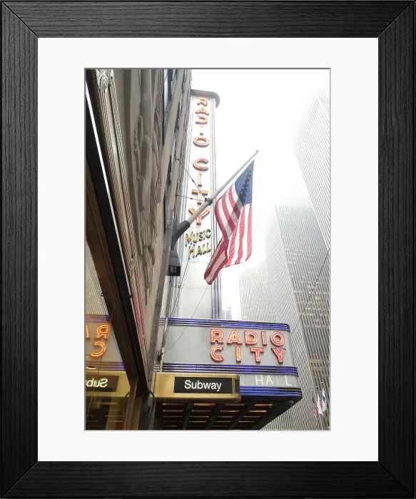 Framed Print : Radio City Music Hall Framed Print : Radio City Music Hall
