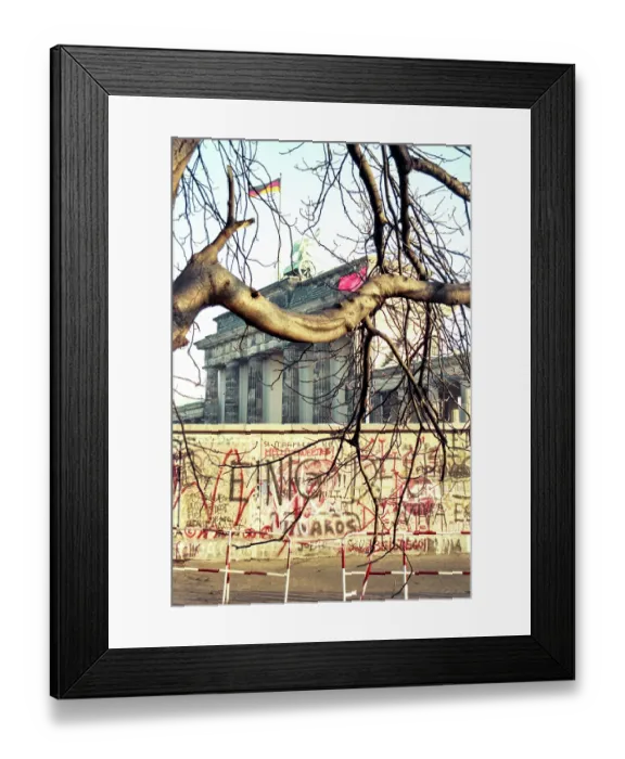 Framed Print : Berlin Wall Pepsi Commercial Framed Print : Berlin Wall Pepsi Commercial