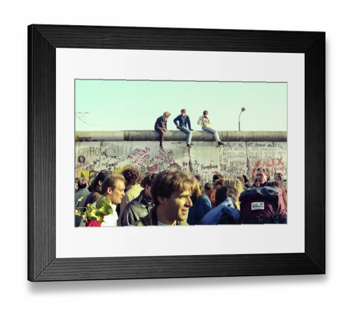 Framed Print : Berlin Wall Pepsi Commercial Framed Print : Berlin Wall Pepsi Commercial