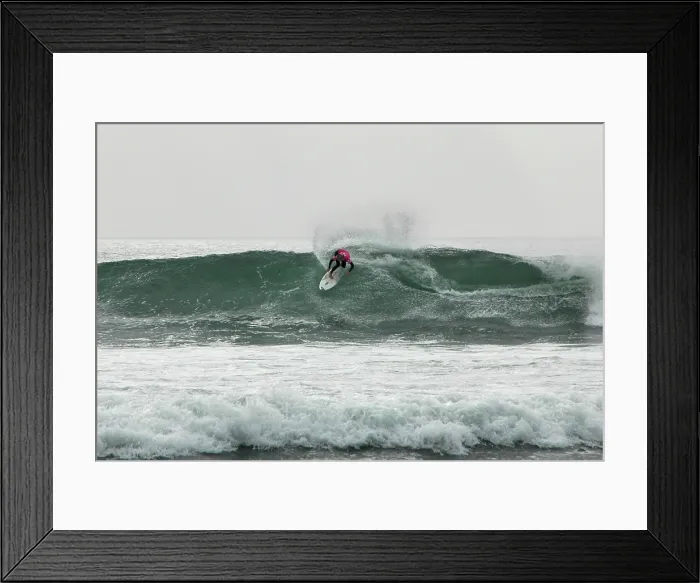 Framed Print : Surf Contest