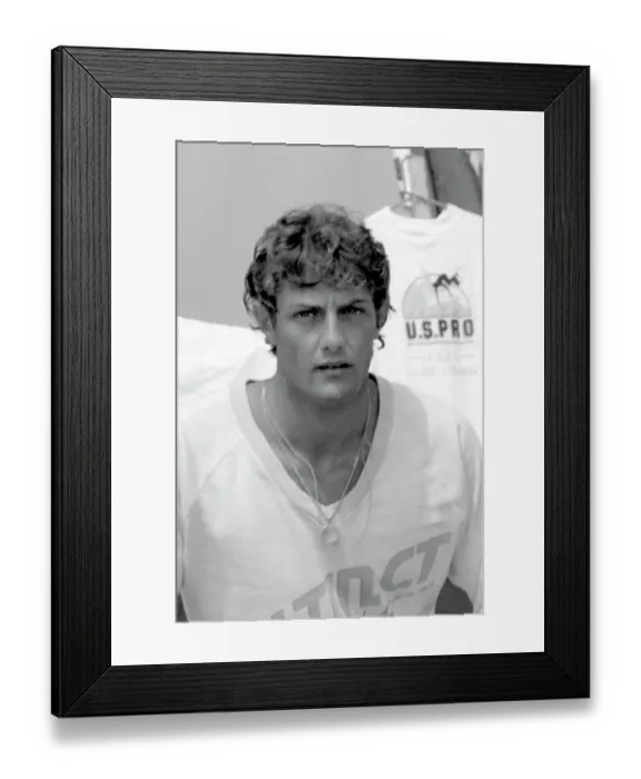 Framed Print : Surf Contest
