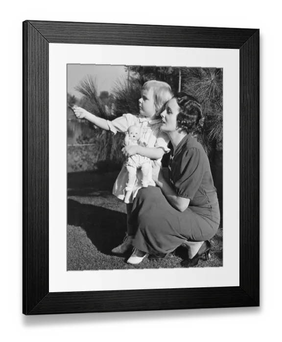 Framed Print : Mary Astor And Daughter Marylyn Thorpe Framed Print : Mary Astor And Daughter Marylyn Thorpe