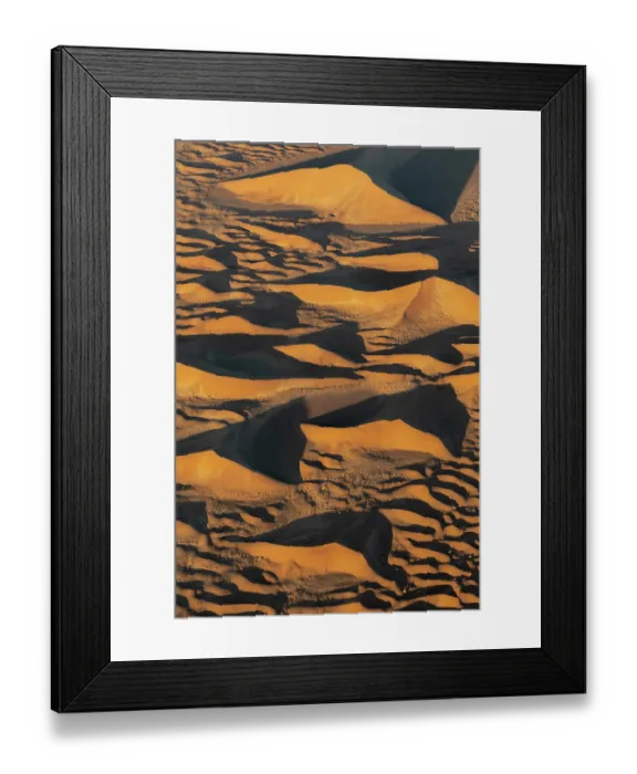 Framed Print : Aerial photograph taken at dawn from a helicopter, Namib Desert, Sossusvlei, Namibia Framed Print : Aerial photograph taken at dawn from a helicopter, Namib Desert, Sossusvlei, Namibia