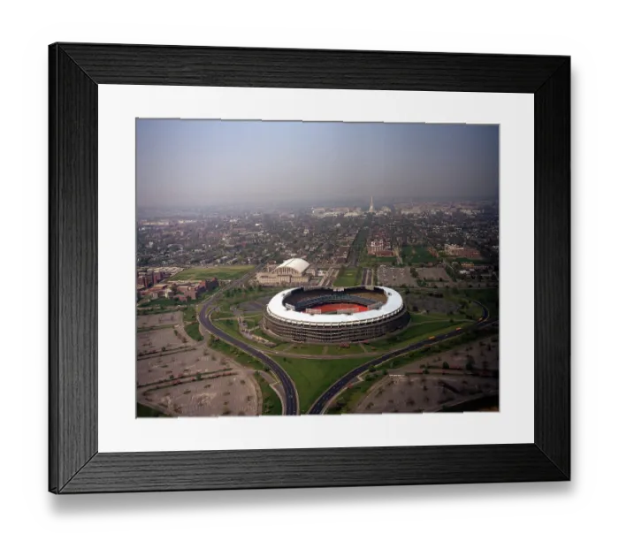 Framed Print : Aerial View of Robert F Kennedy Memorial Stadium Framed Print : Aerial View of Robert F Kennedy Memorial Stadium