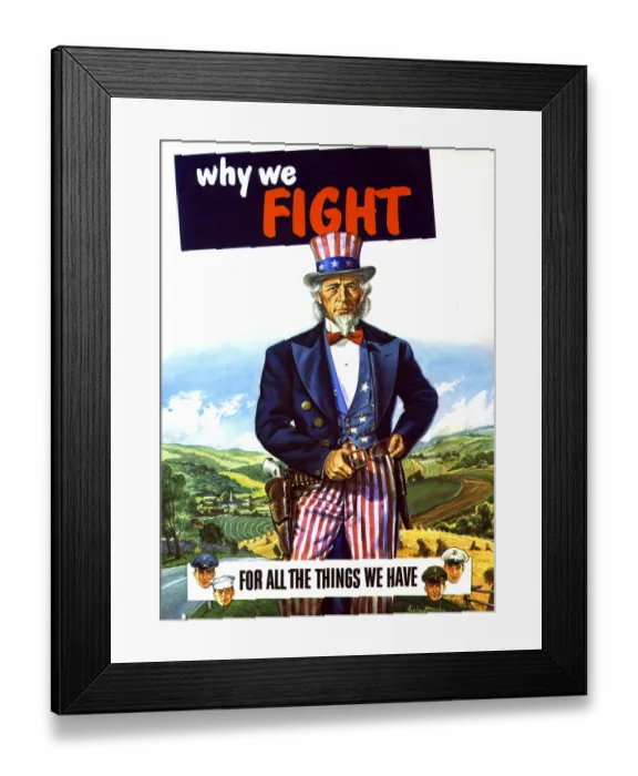 Framed Print : Why We Fight Framed Print : Why We Fight