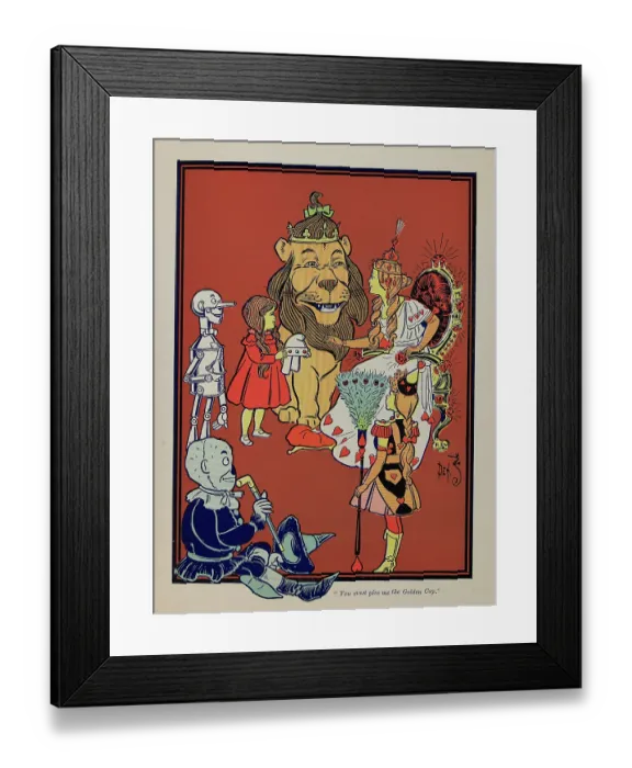 Framed Print : Illustration From The Wizard Of Oz