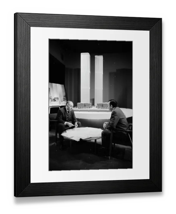 Framed Print : World Trade Center Planning Framed Print : World Trade Center Planning