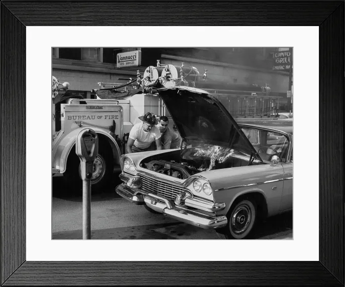 Framed Print : Checking Under The Hood Framed Print : Checking Under The Hood