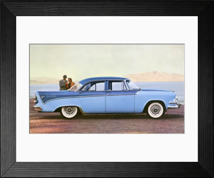 Framed Print : 1956 Dodge Custom Royal Framed Print : 1956 Dodge Custom Royal