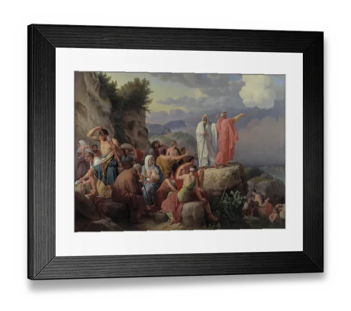 Framed Print : The Israelites Resting After The Crossing Of The Red Sea Framed Print : The Israelites Resting After The Crossing Of The Red Sea