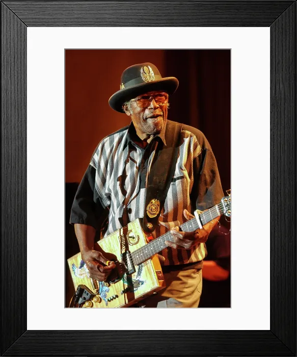 Framed Print : Bo Diddley At Chicago Blues Fest Framed Print : Bo Diddley At Chicago Blues Fest