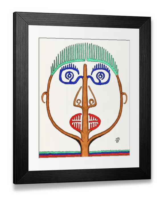 Framed Print : 'Untitled, by Mario De Biasi, from the 'Trees' series, 1987, 20th Century, drawing' Framed Print : 'Untitled, by Mario De Biasi, from the 'Trees' series, 1987, 20th Century, drawing'
