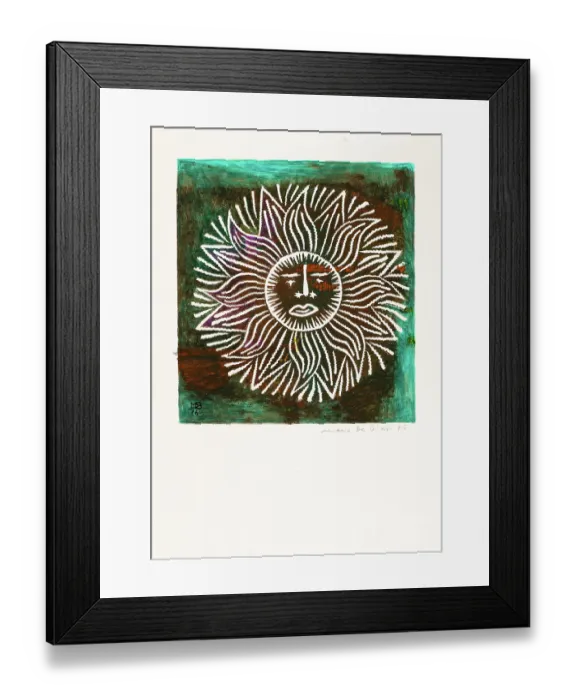 Framed Print : 'Untitled, by Mario De Biasi, from the 'Suns' series, 1976, 20th Century, drawing' Framed Print : 'Untitled, by Mario De Biasi, from the 'Suns' series, 1976, 20th Century, drawing'