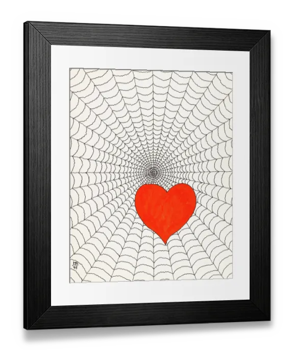 Framed Print : 'Untitled, by Mario De Biasi, from the 'Hearts' series Framed Print : 'Untitled, by Mario De Biasi, from the 'Hearts' series