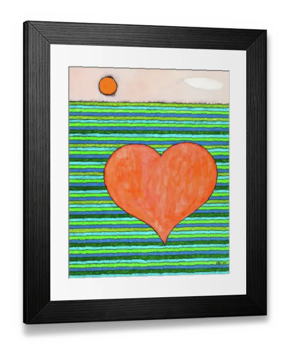 Framed Print : 'Untitled, by Mario De Biasi, from the 'Hearts' series, 1995, 20th Century, drawing' Framed Print : 'Untitled, by Mario De Biasi, from the 'Hearts' series, 1995, 20th Century, drawing'