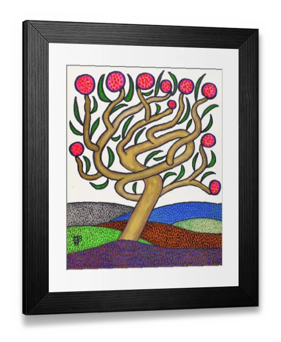Framed Print : 'Untitled, by Mario De Biasi, from the 'Trees' Series, 1987, 20th Century, drawing' Framed Print : 'Untitled, by Mario De Biasi, from the 'Trees' Series, 1987, 20th Century, drawing'