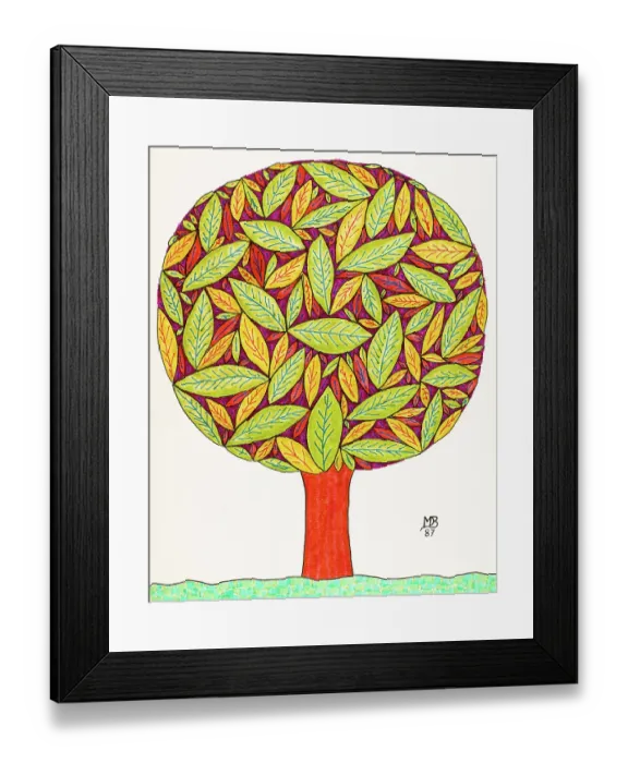 Framed Print : 'Untitled, by Mario De Biasi, from the 'Trees' series, 1987, 20th Century, drawing' Framed Print : 'Untitled, by Mario De Biasi, from the 'Trees' series, 1987, 20th Century, drawing'