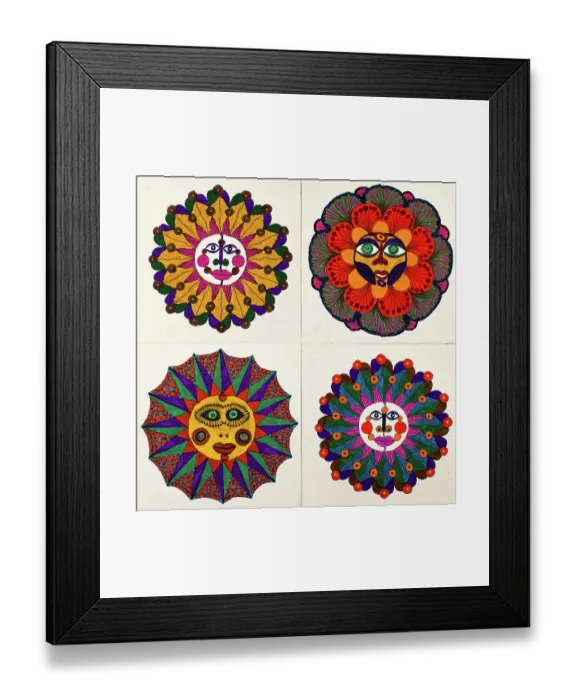 Framed Print : 'Untitled, by Mario De Biasi, from the 'Suns' series, 20th Century, drawing' Framed Print : 'Untitled, by Mario De Biasi, from the 'Suns' series, 20th Century, drawing'