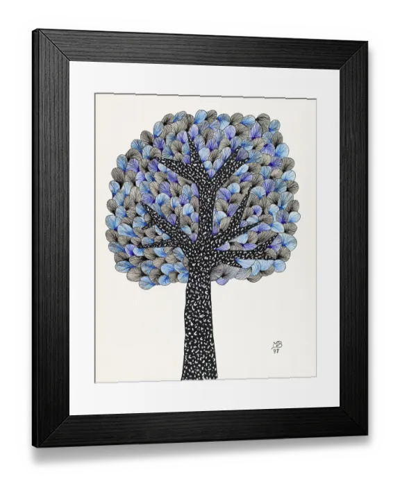 Framed Print : 'Untitled, by Mario De Biasi, from the 'Trees' Series, 1997, 20th Century, drawing' Framed Print : 'Untitled, by Mario De Biasi, from the 'Trees' Series, 1997, 20th Century, drawing'