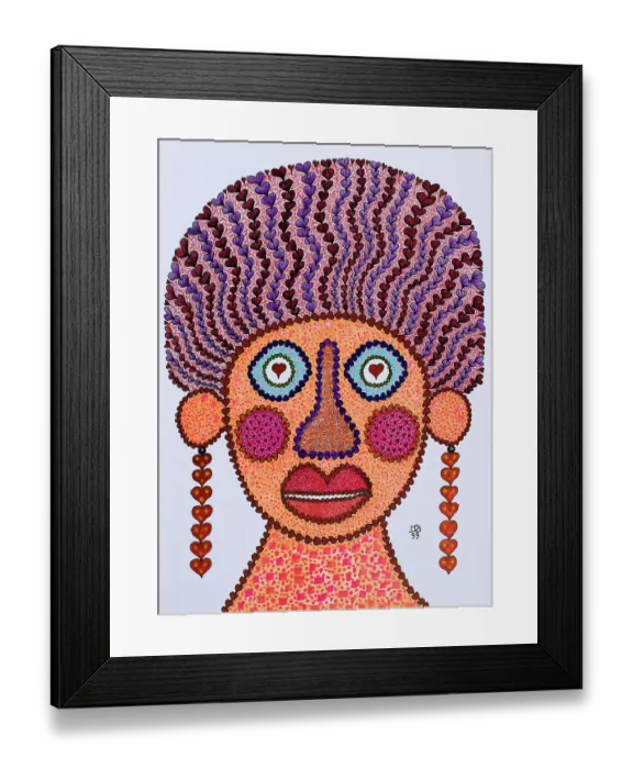 Framed Print : 'Untitled, by Mario De Biasi, from the 'Faces' series, 1999, 20th Century, drawing' Framed Print : 'Untitled, by Mario De Biasi, from the 'Faces' series, 1999, 20th Century, drawing'