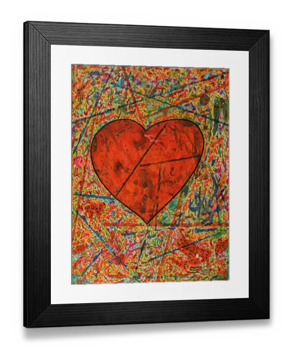 Framed Print : 'Untitled, by Mario De Biasi, from the 'Hearts' series Framed Print : 'Untitled, by Mario De Biasi, from the 'Hearts' series