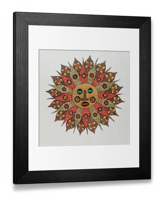 Framed Print : 'Untitled, by Mario De Biasi, from the 'Suns' series, 20th Century, drawing' Framed Print : 'Untitled, by Mario De Biasi, from the 'Suns' series, 20th Century, drawing'