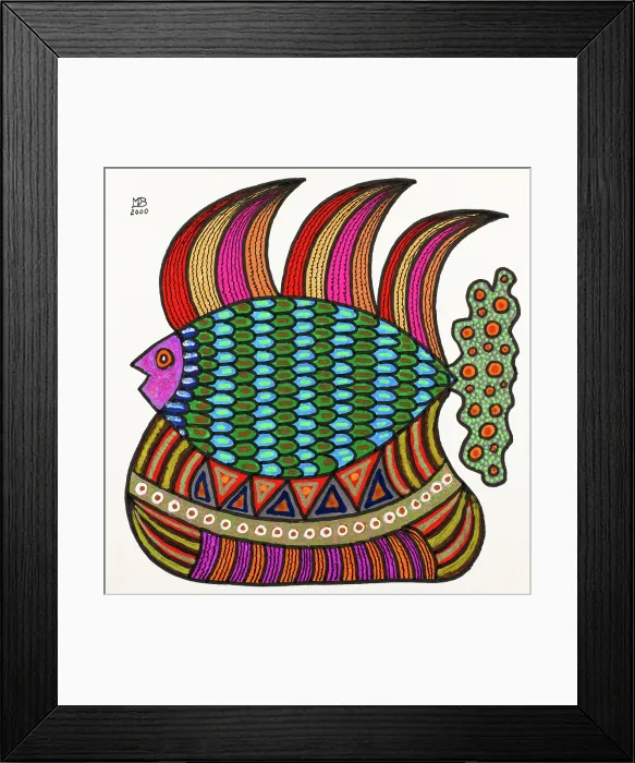 Framed Print : 'Untitled, by Mario De Biasi, from the 'Fishes' series, 2000, 21th Century, drawing' Framed Print : 'Untitled, by Mario De Biasi, from the 'Fishes' series, 2000, 21th Century, drawing'
