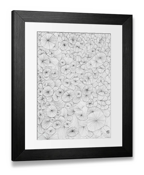 Framed Print : Abstract Drawing (Disegno astratto) Framed Print : Abstract Drawing (Disegno astratto)