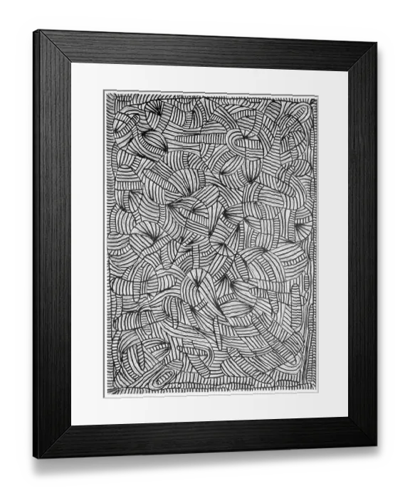 Framed Print : Abstract Drawing (Disegno astratto) Framed Print : Abstract Drawing (Disegno astratto)