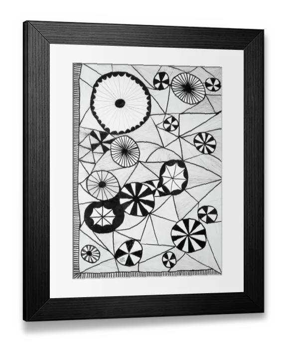 Framed Print : Abstract Drawing (Disegno astratto) Framed Print : Abstract Drawing (Disegno astratto)