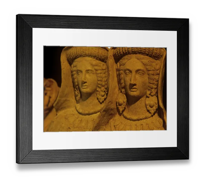 Framed Print : Statues of Maidens, 4th Century b.C Framed Print : Statues of Maidens, 4th Century b.C