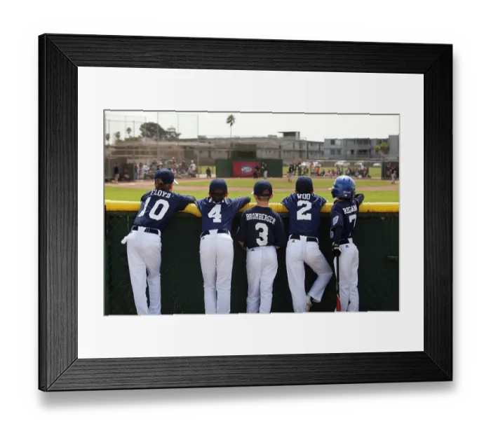Framed Print : Alameda Hooks Players Watch A Game