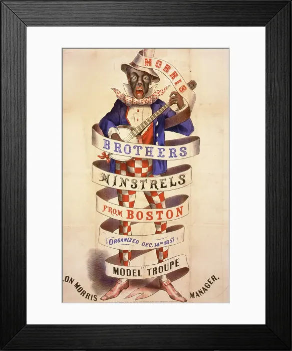 Framed Print : Morris Brothers minstrels from Boston, organized Dec. 14th, 1857--The model troupe Framed Print : Morris Brothers minstrels from Boston, organized Dec. 14th, 1857--The model troupe