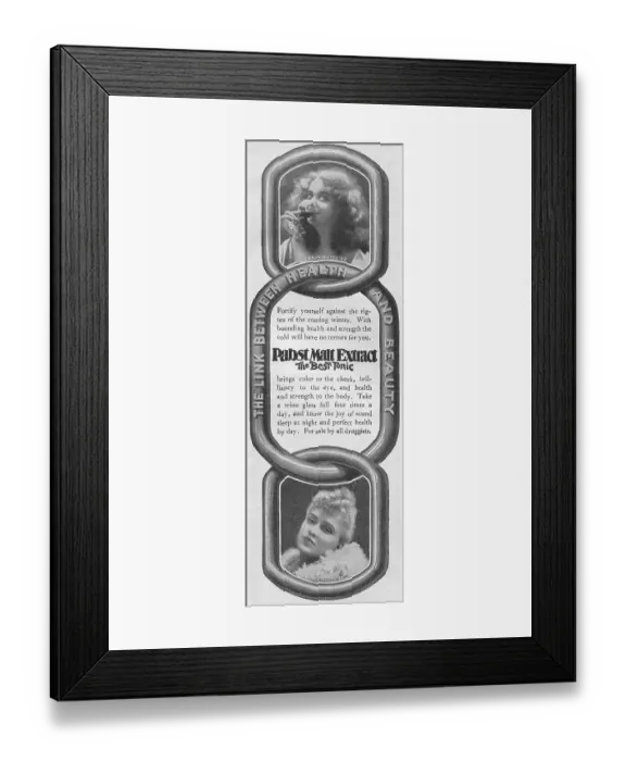 Framed Print : Pabst Malt Extract Framed Print : Pabst Malt Extract