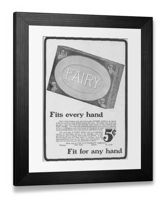 Framed Print : Fairy Soap Framed Print : Fairy Soap