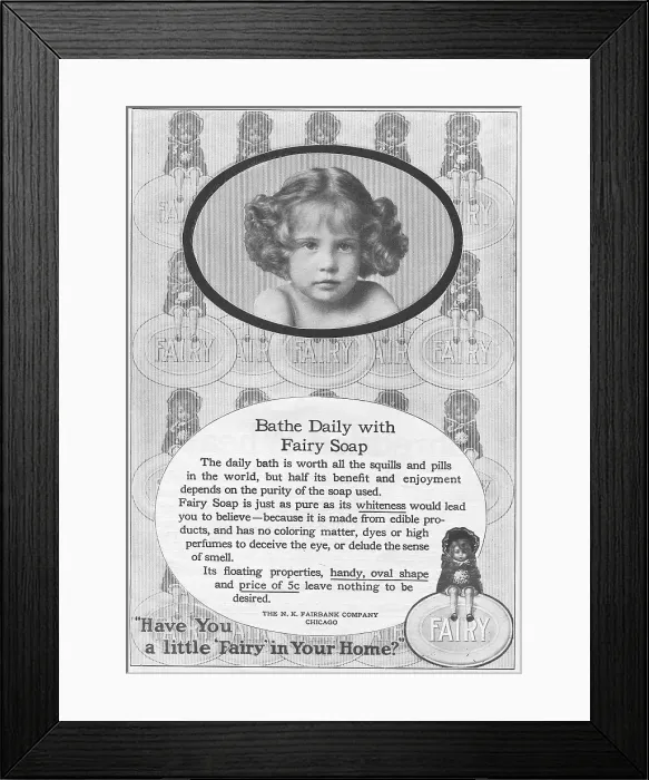Framed Print : Fairy Soap Framed Print : Fairy Soap