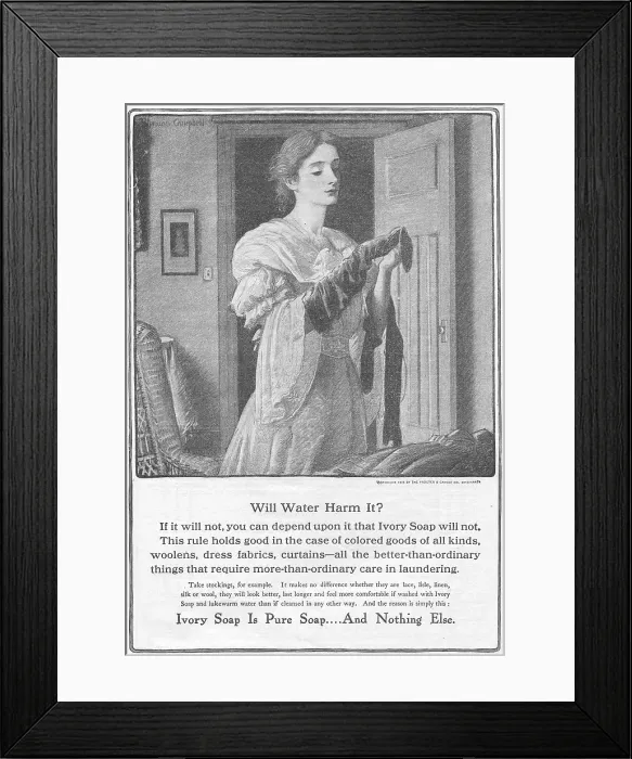 Framed Print : Ivory Soap Framed Print : Ivory Soap