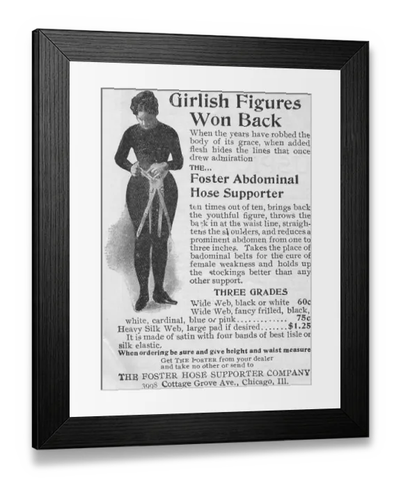 Framed Print : Foster Hose Supporter