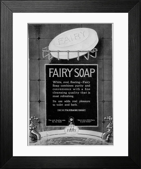 Framed Print : Fairy Soap Framed Print : Fairy Soap