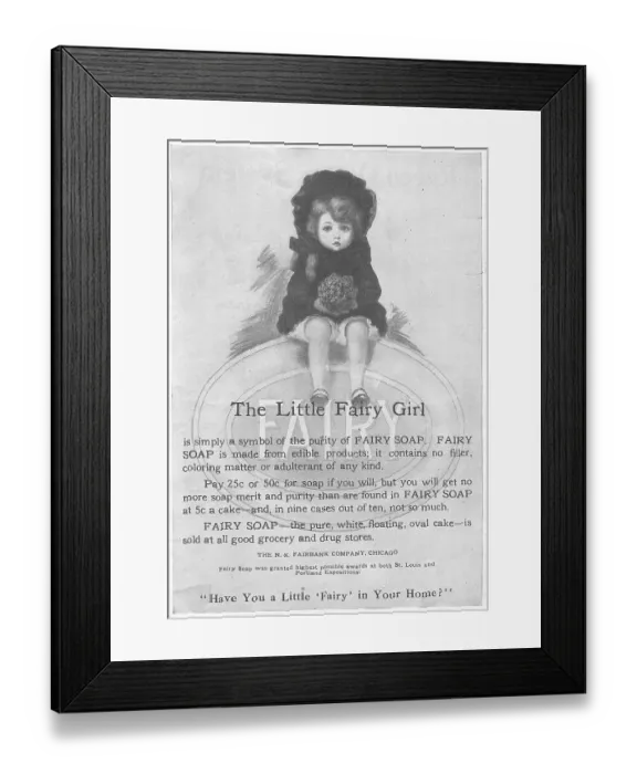 Framed Print : Fairy Soap Framed Print : Fairy Soap