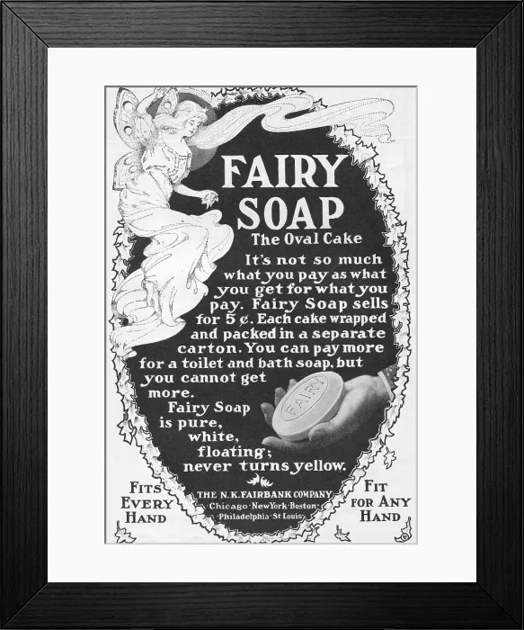 Framed Print : Fairy Soap Framed Print : Fairy Soap
