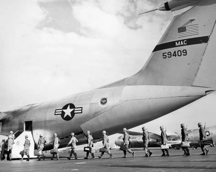 Framed Print : 101st Airborne Boarding Starlifter Framed Print : 101st Airborne Boarding Starlifter