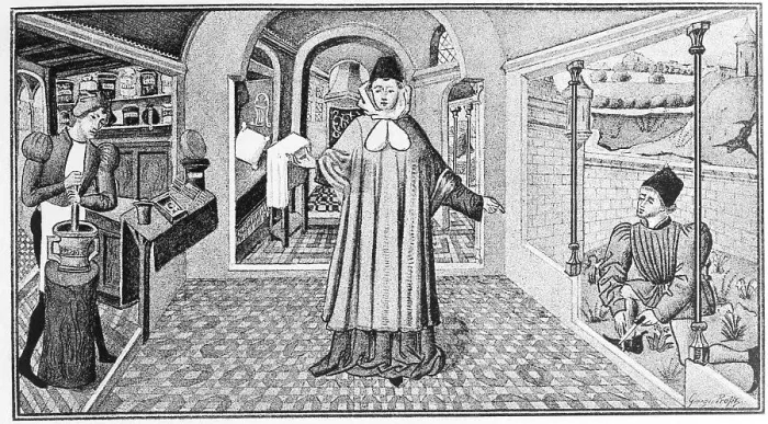 Framed Print : 14th Century French Surgeon Guy de Chauliac Framed Print : 14th Century French Surgeon Guy de Chauliac