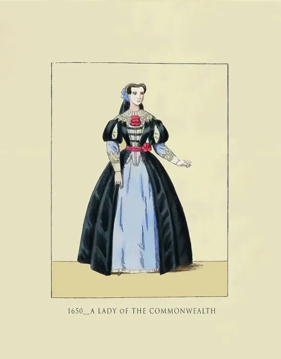Framed Print : 1650 A Lady of the Commonwealth Framed Print : 1650 A Lady of the Commonwealth