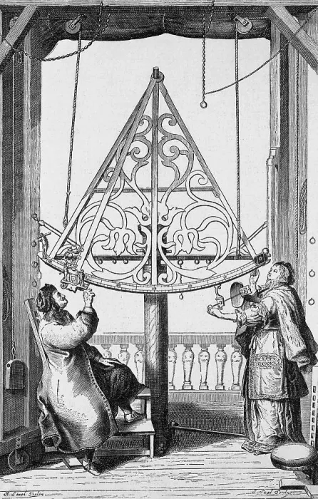 Framed Print : 17th-Century Engraving of Johannes Hevelius Using a Sextant Framed Print : 17th-Century Engraving of Johannes Hevelius Using a Sextant