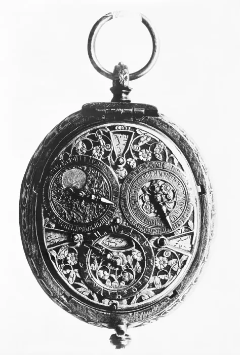 Framed Print : 17th-Century German Calendar Watch Framed Print : 17th-Century German Calendar Watch