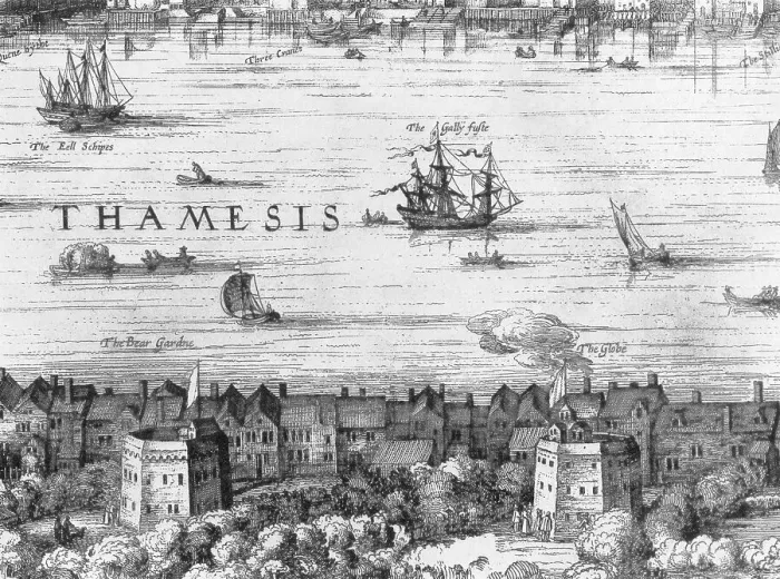 Framed Print : 17th Century View of London Framed Print : 17th Century View of London