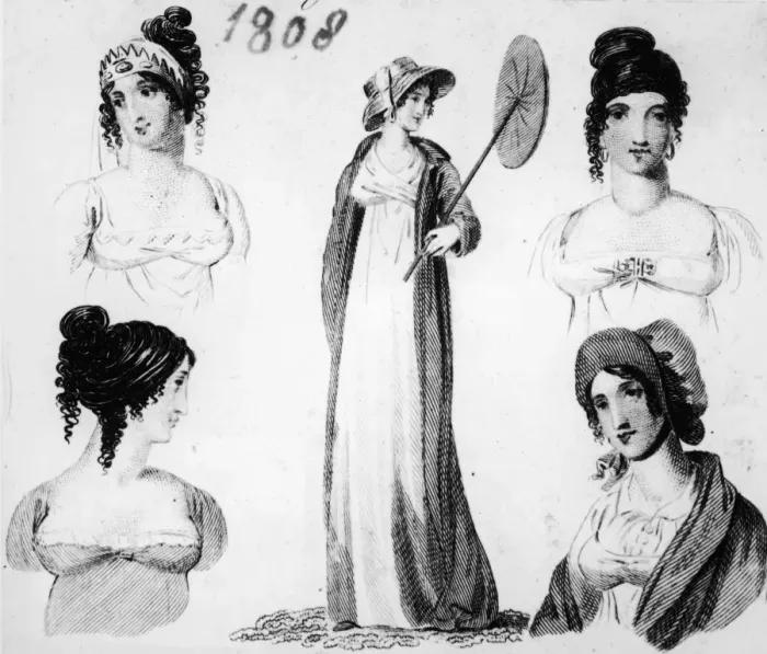 Framed Print : 1808 Fashions Framed Print : 1808 Fashions