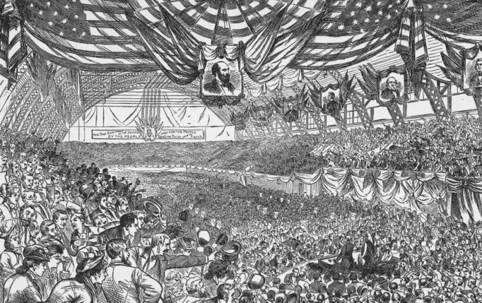 Framed Print : 1884 Republican National Convention Framed Print : 1884 Republican National Convention