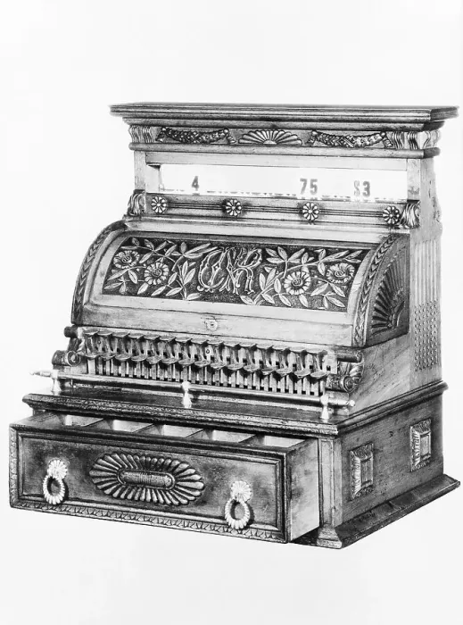 Framed Print : 1885 National Cash Register Framed Print : 1885 National Cash Register